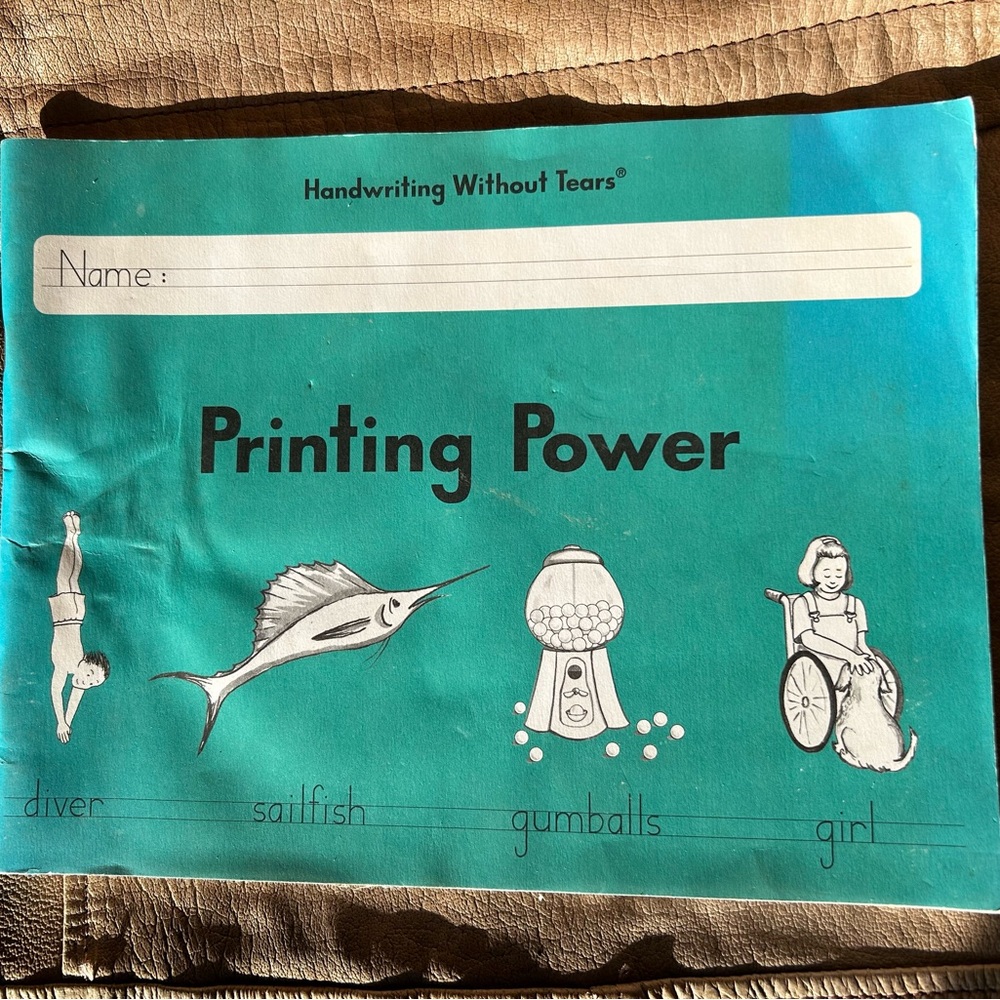 Handwriting Without Tears Printing Power Workbook